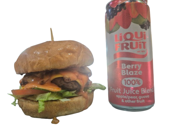 Beef Burger & Juice Combo